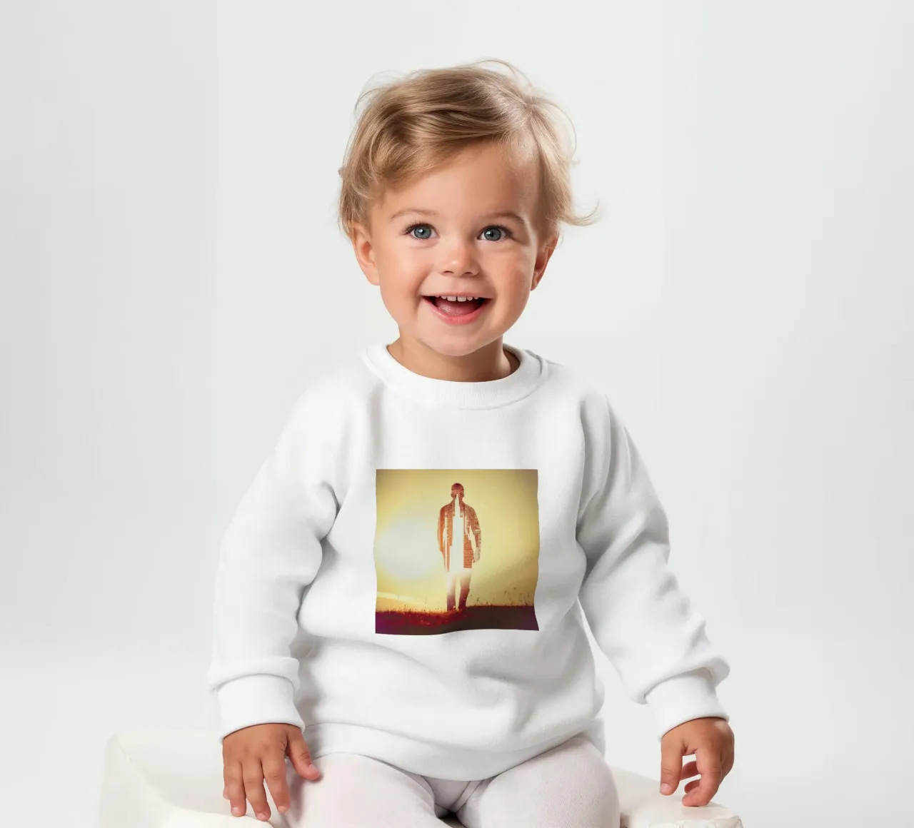 Time Manager baby sweatshirt by Eugene Soloviev