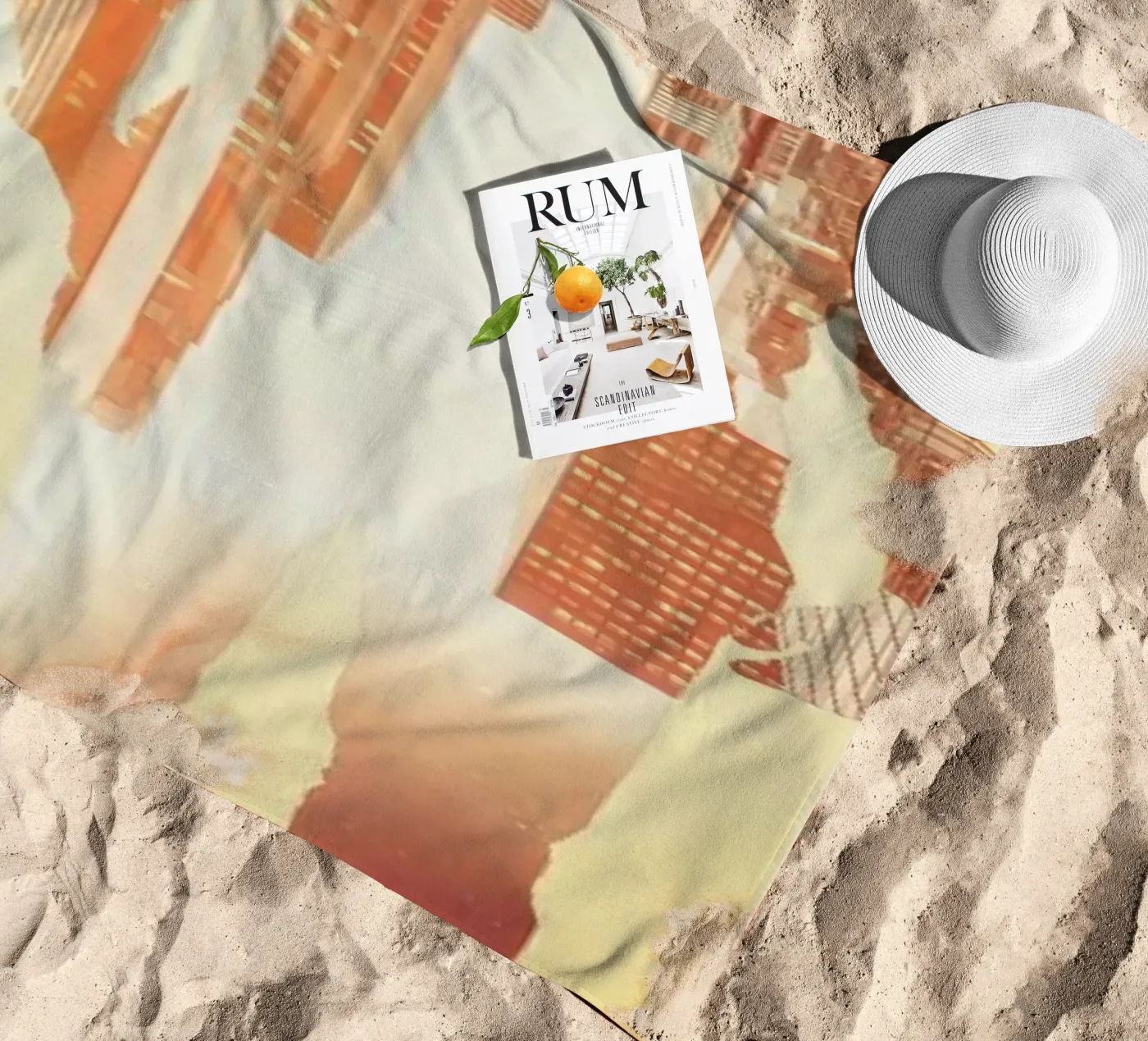 Time Manager strandhanddoek van Eugene Soloviev