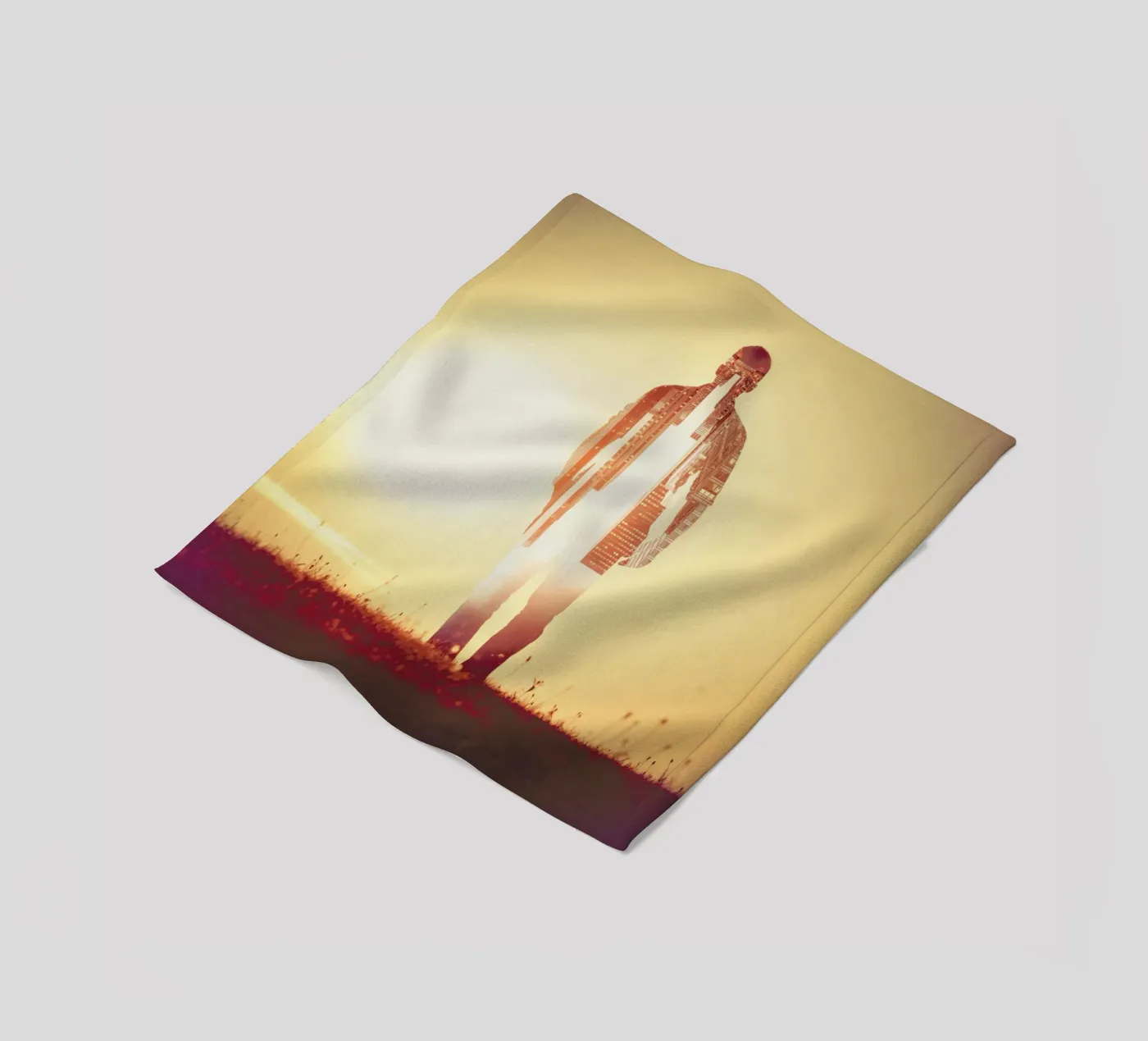 Time Manager Fleecedecke von Eugene Soloviev