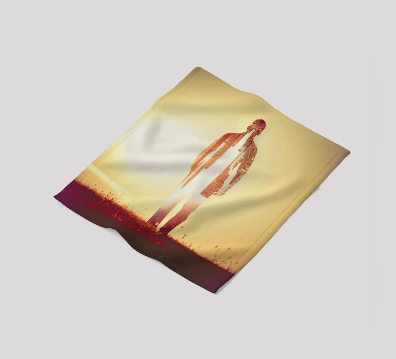 Time Manager fleece blanket by Eugene Soloviev