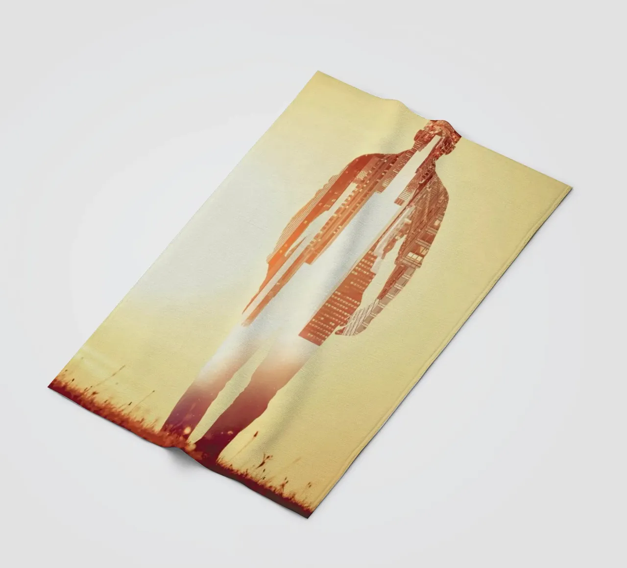 Time Manager fleece blanket by Eugene Soloviev