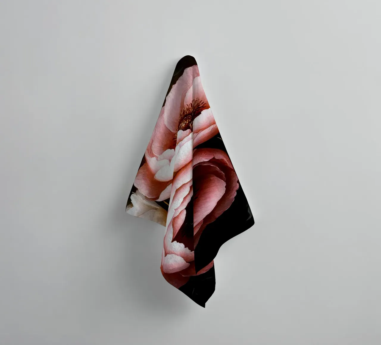 Elegant Baroque Peony Bouquet towel by Flower Garden - Uta Naumann