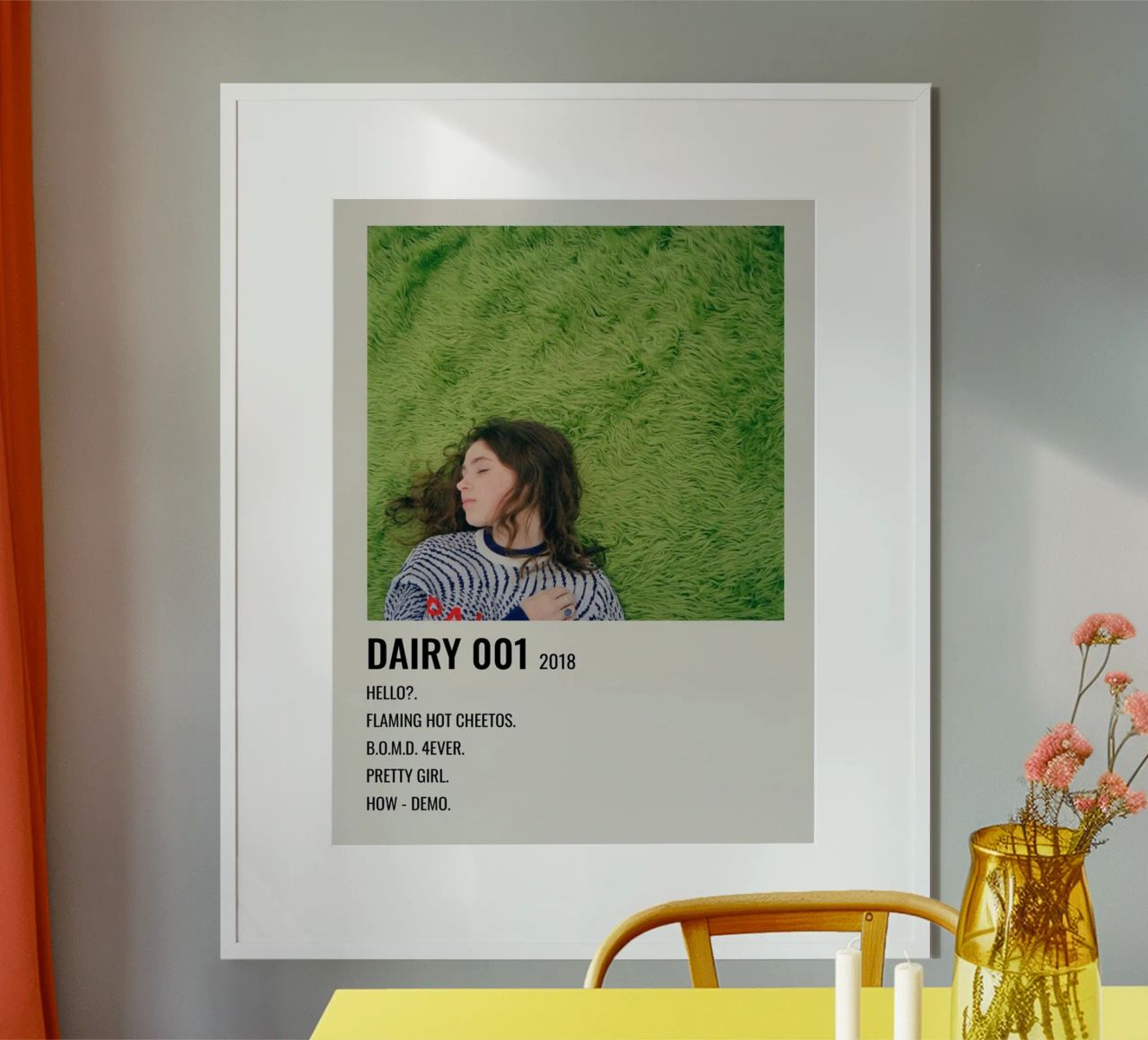 JINHUA Diary 001 2018 Clairo Music Art Poster von SoundStudio