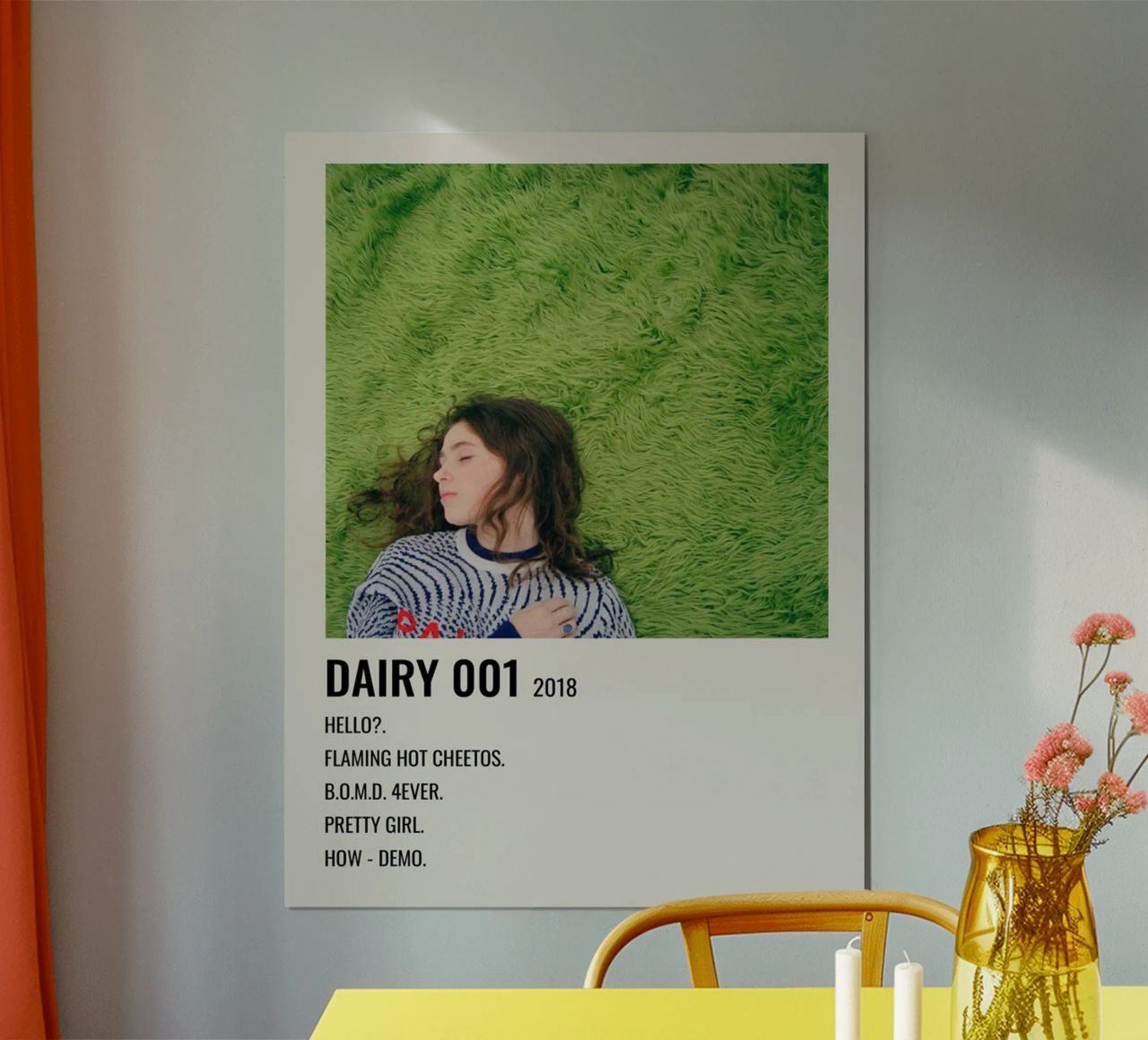 JINHUA Diary 001 2018 Clairo Music Art Poster von SoundStudio