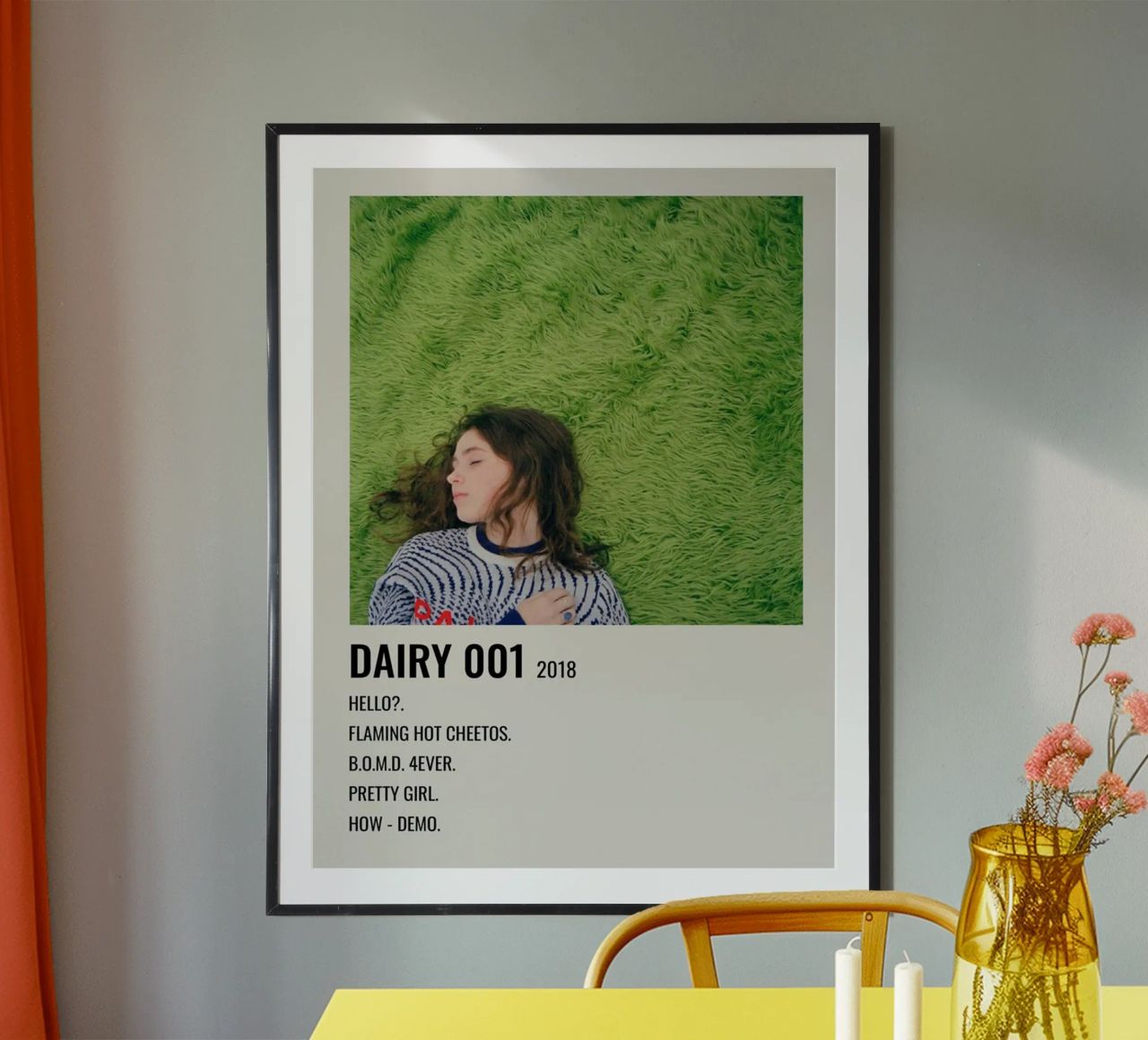 JINHUA Diary 001 2018 Clairo Music Art Poster von SoundStudio
