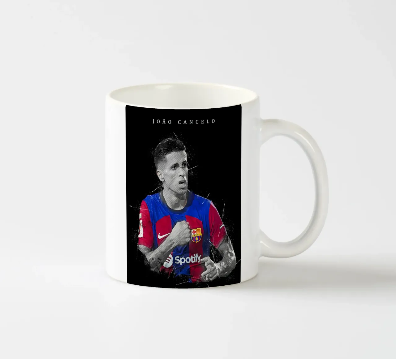 João Cancelo tazza in ceramica da tenten