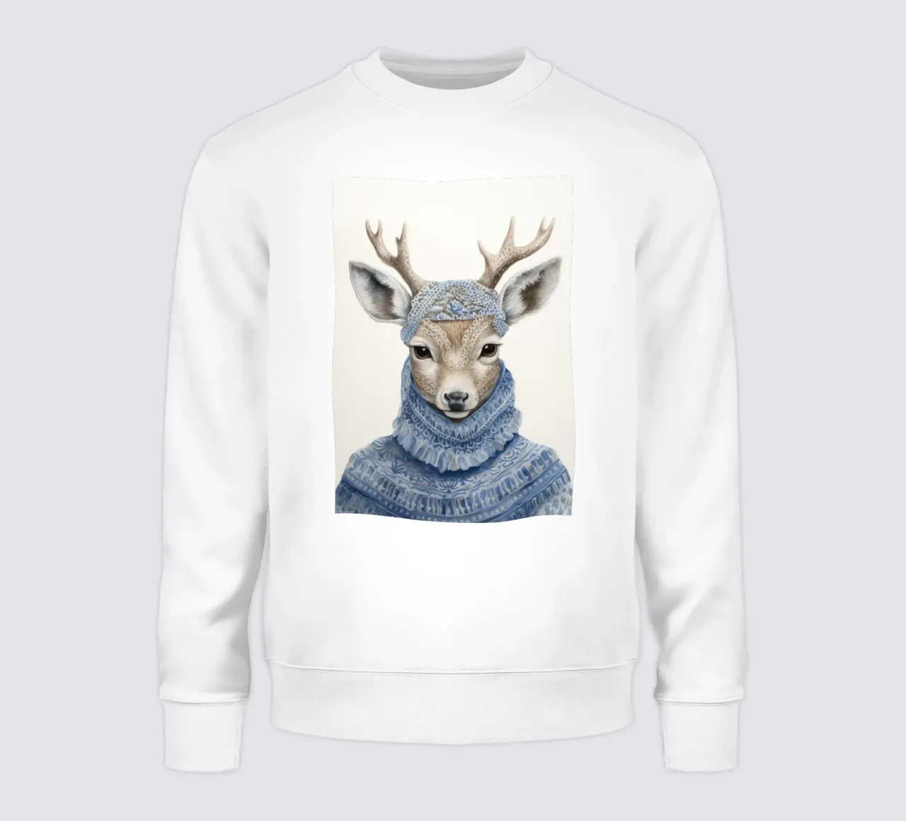 Carino il cervo con il maglione felpa da IamHomeStudio