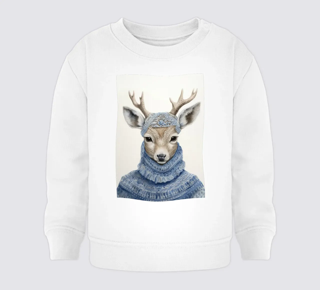 Carino il cervo con il maglione felpa neonato da IamHomeStudio