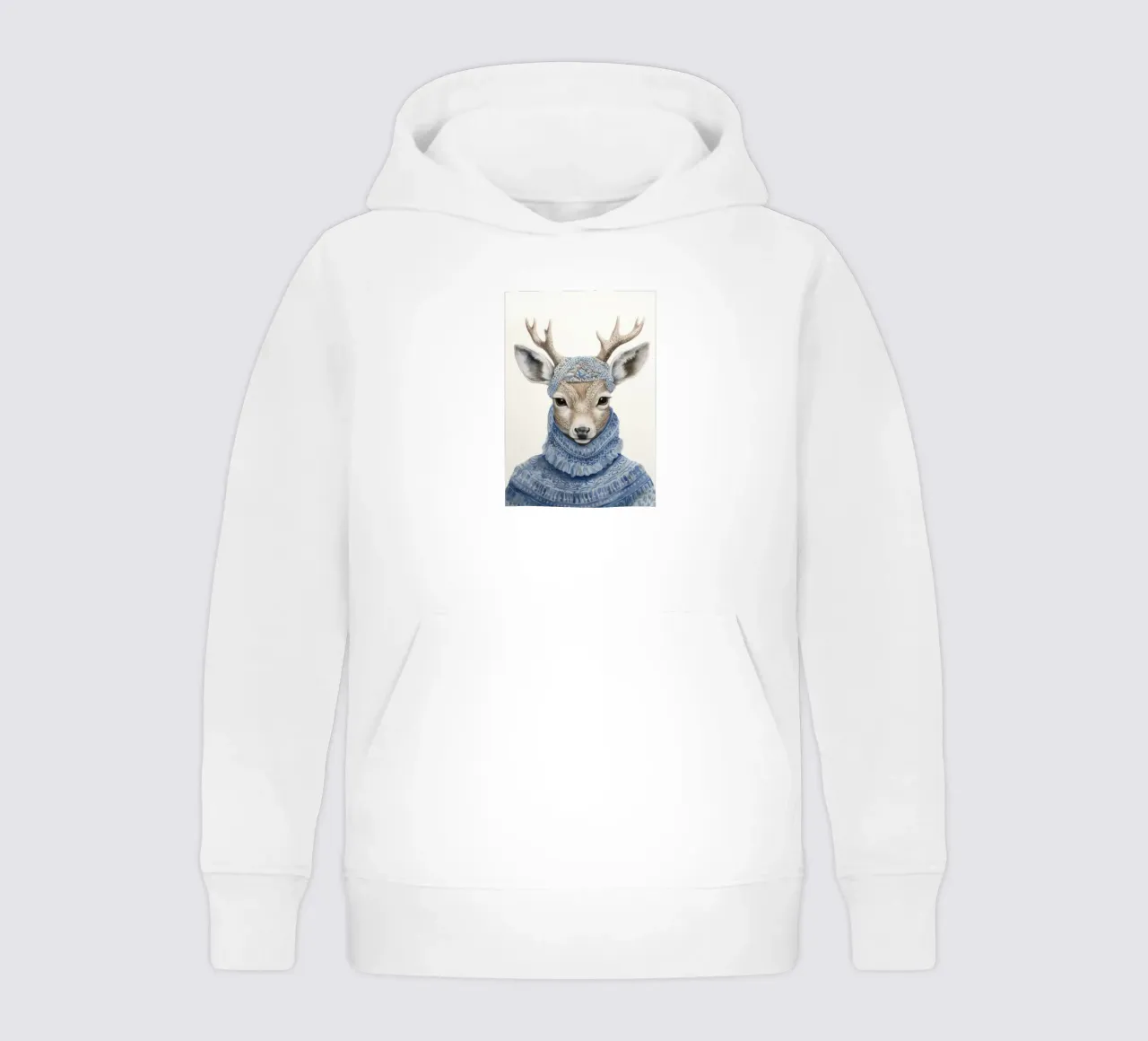 Simpático ciervo con jersey sudadera con capucha para niño de IamHomeStudio