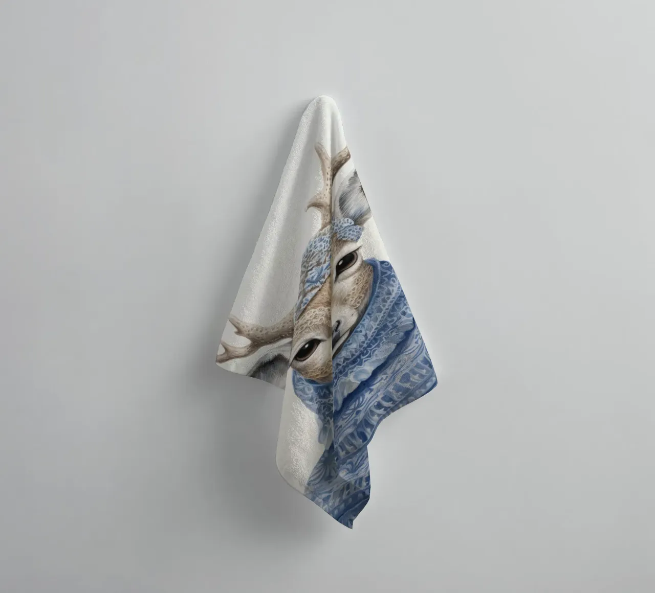Mignon cerf en pull serviette de bain de IamHomeStudio