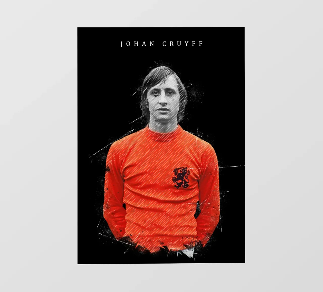 Johan Cruyff telo in pvc da tenten