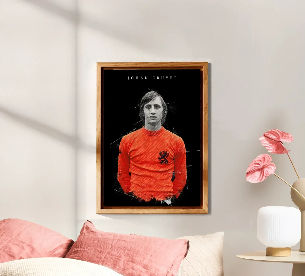 Johan Cruyff alluminio dibond da tenten