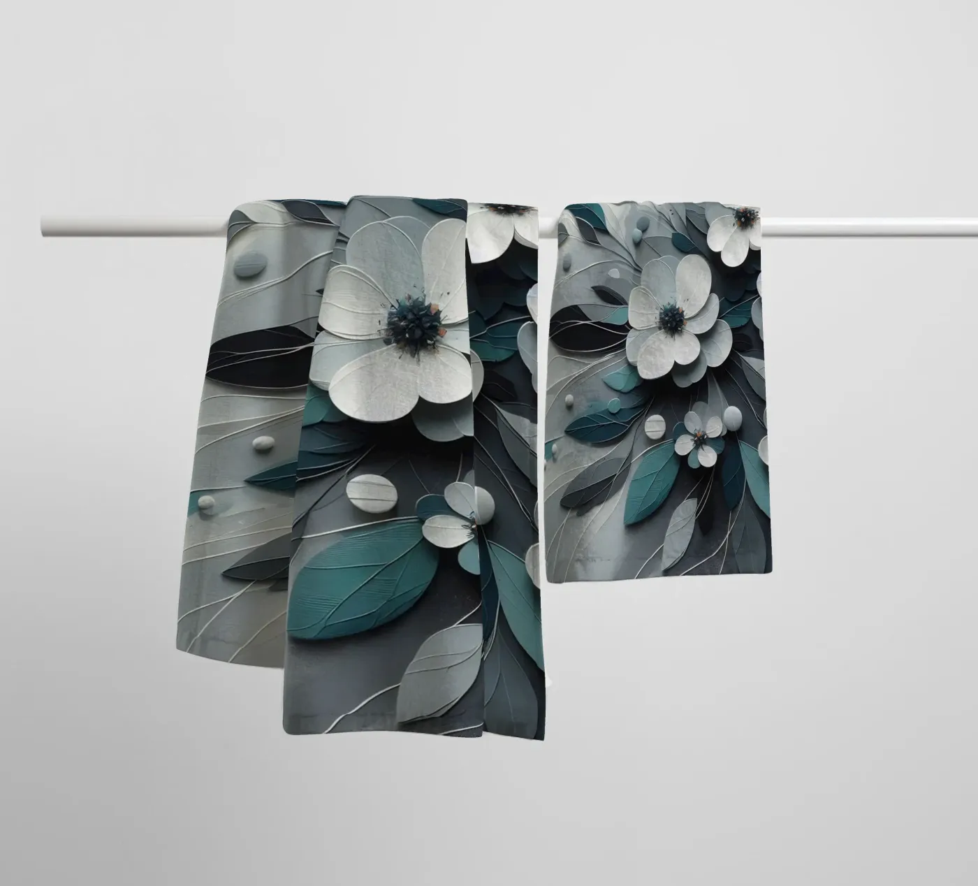 Blumen badhanddoek van nomad