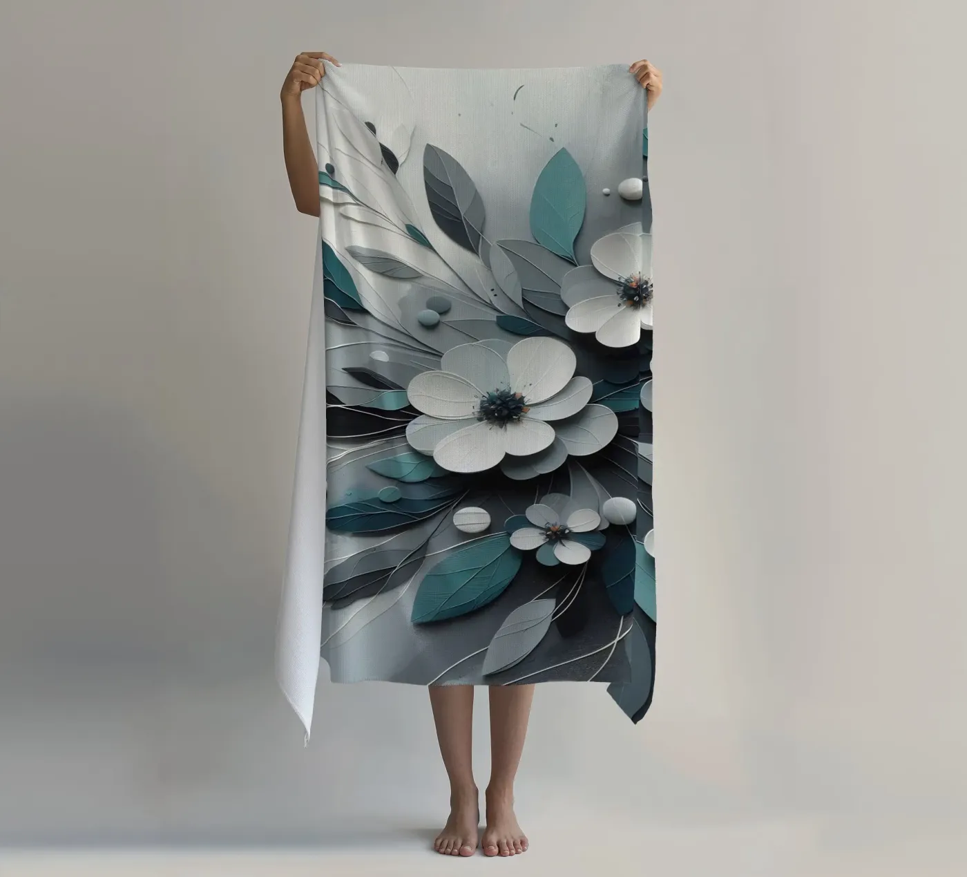 Blumen strandhanddoek van nomad