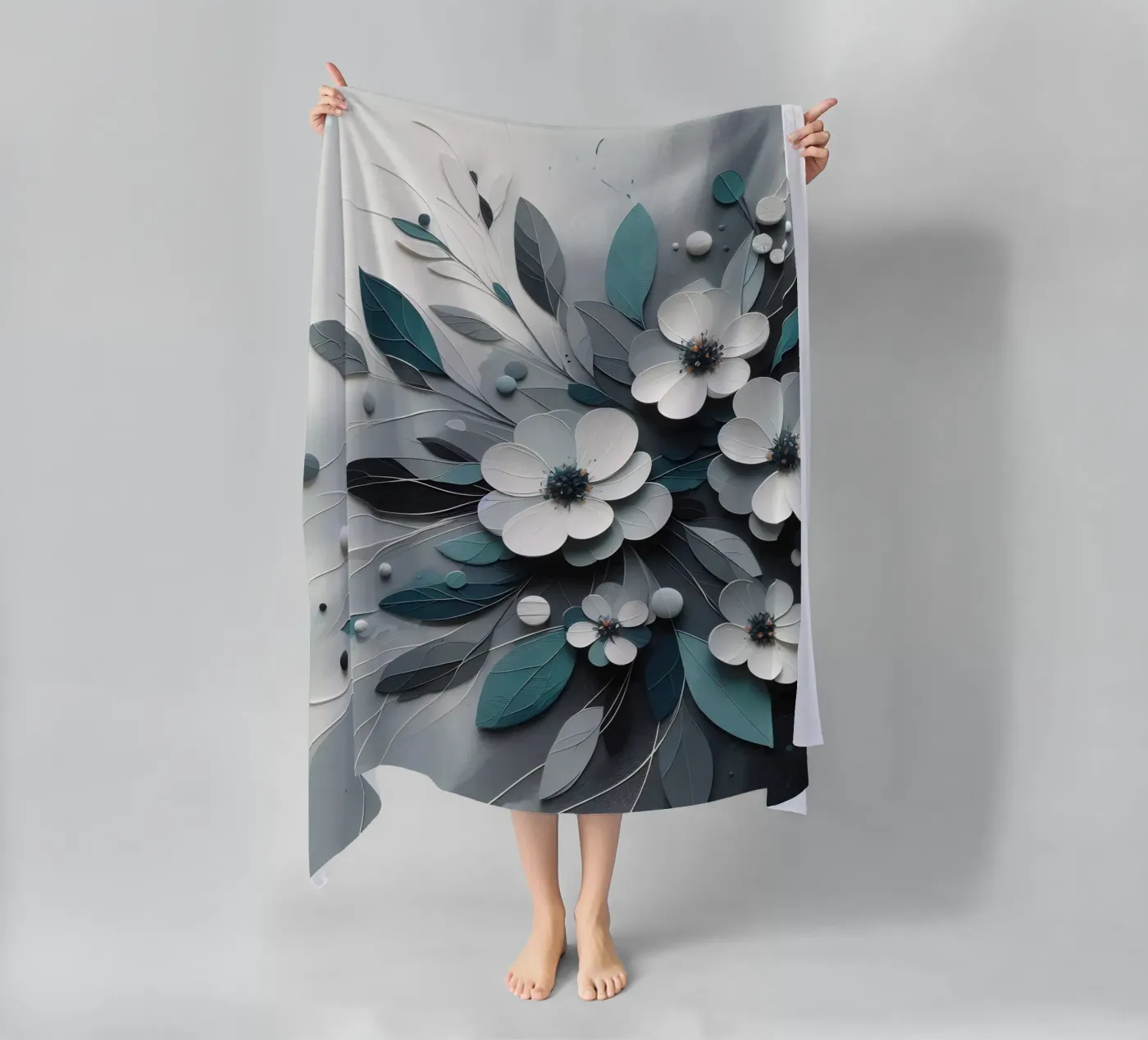 Blumen strandhanddoek van nomad