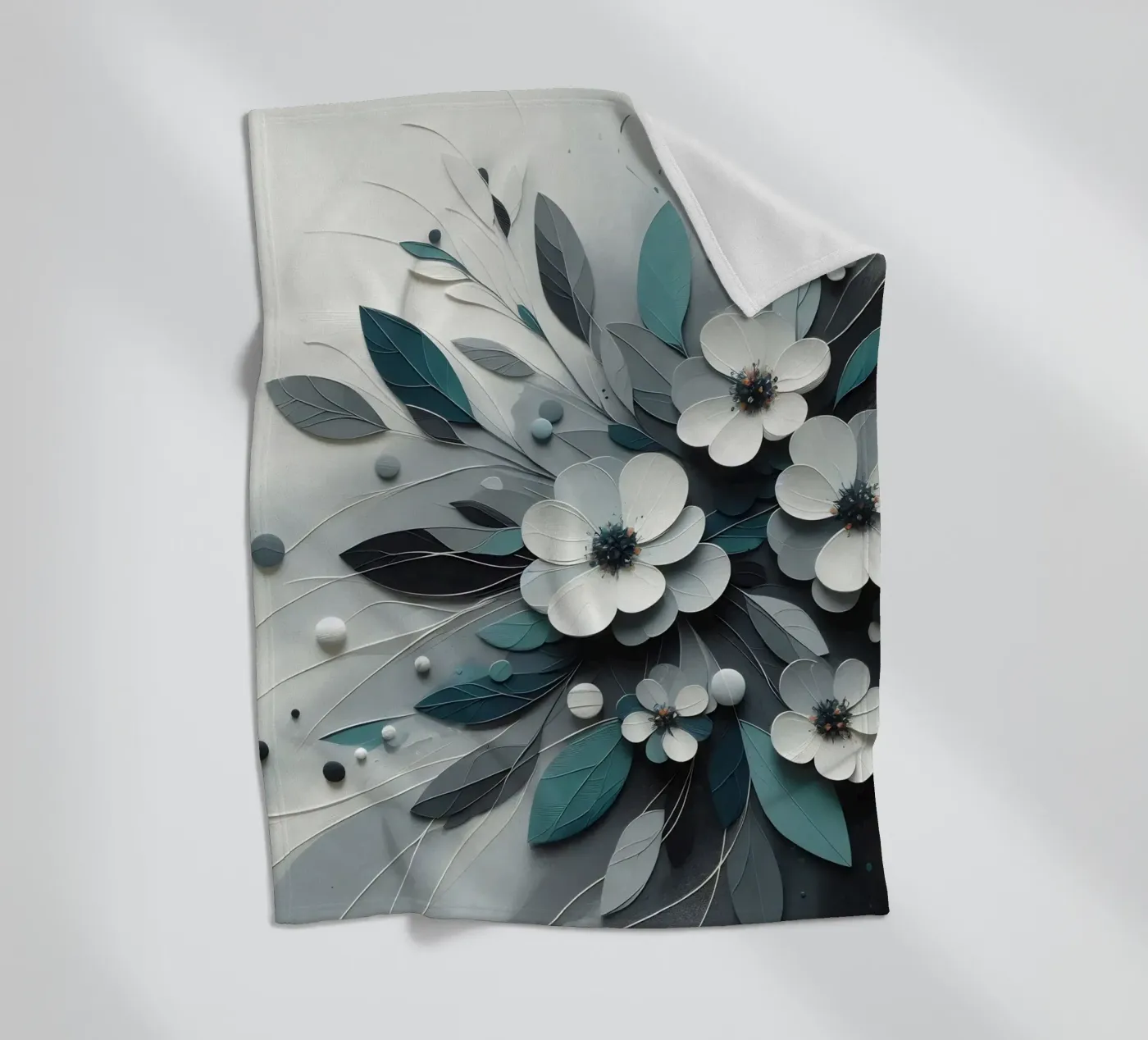 Blumen Fleecedecke von nomad