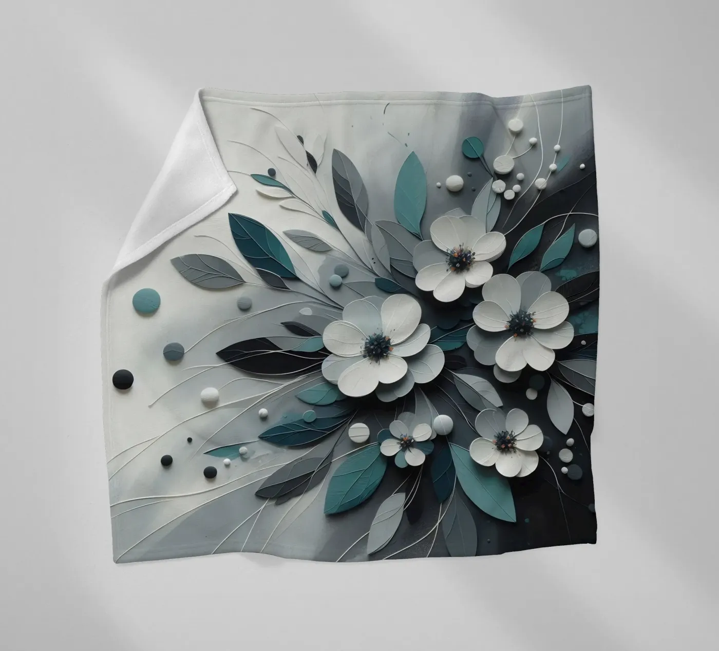 Blumen Fleecedecke von nomad