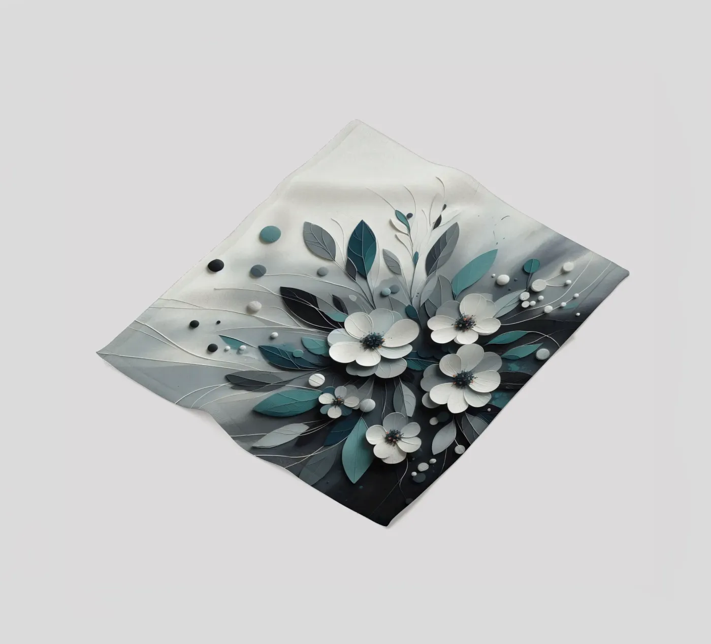 Blumen Fleecedecke von nomad