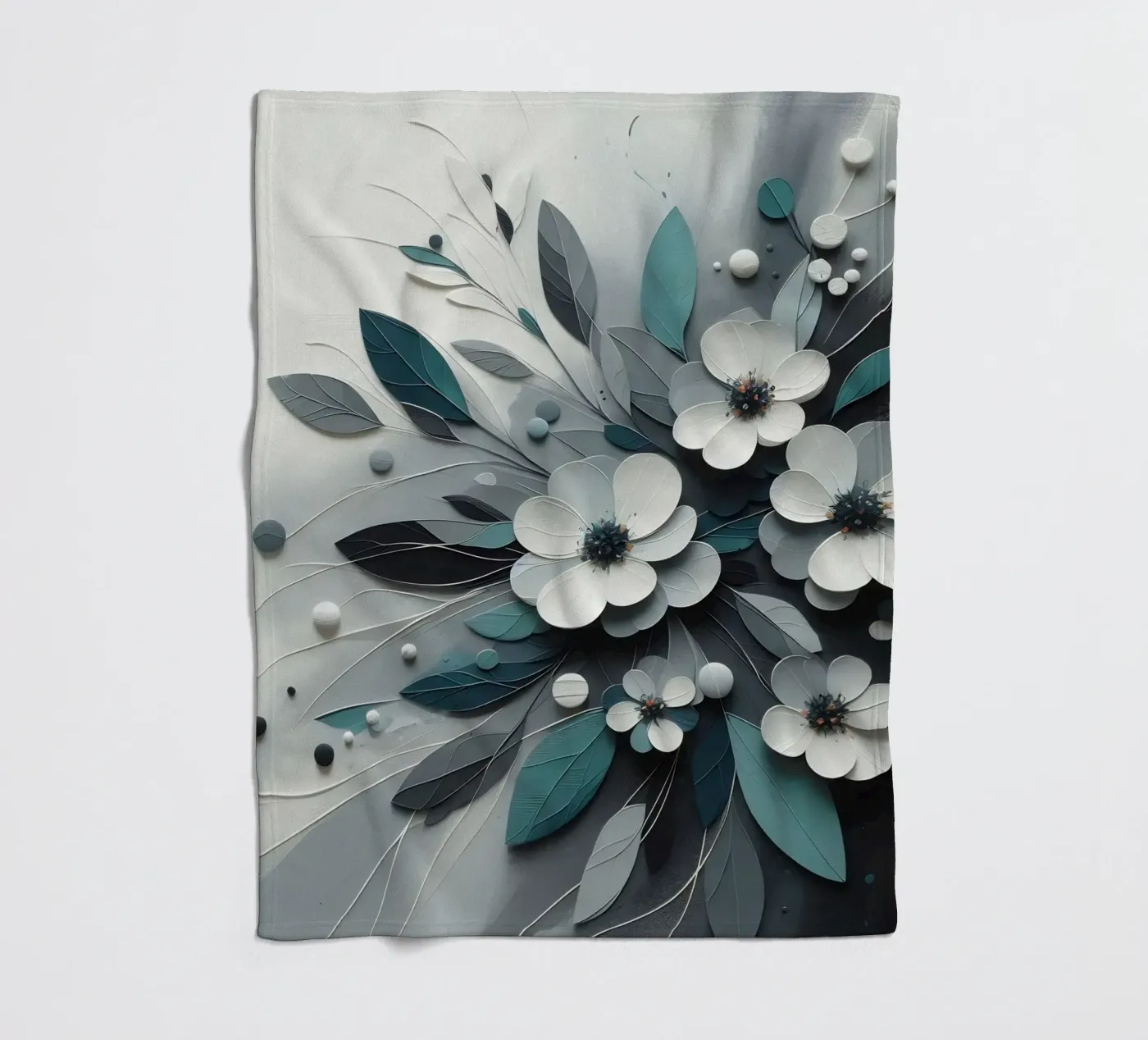 Blumen Fleecedecke von nomad