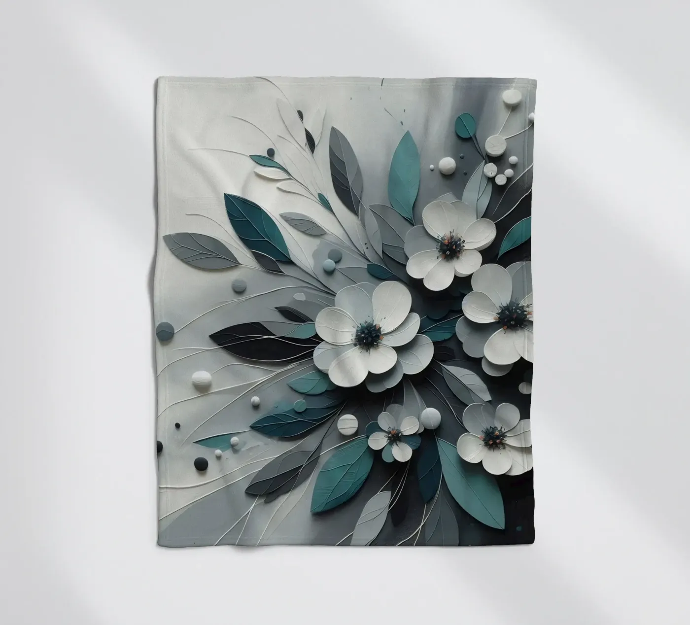 Blumen Fleecedecke von nomad