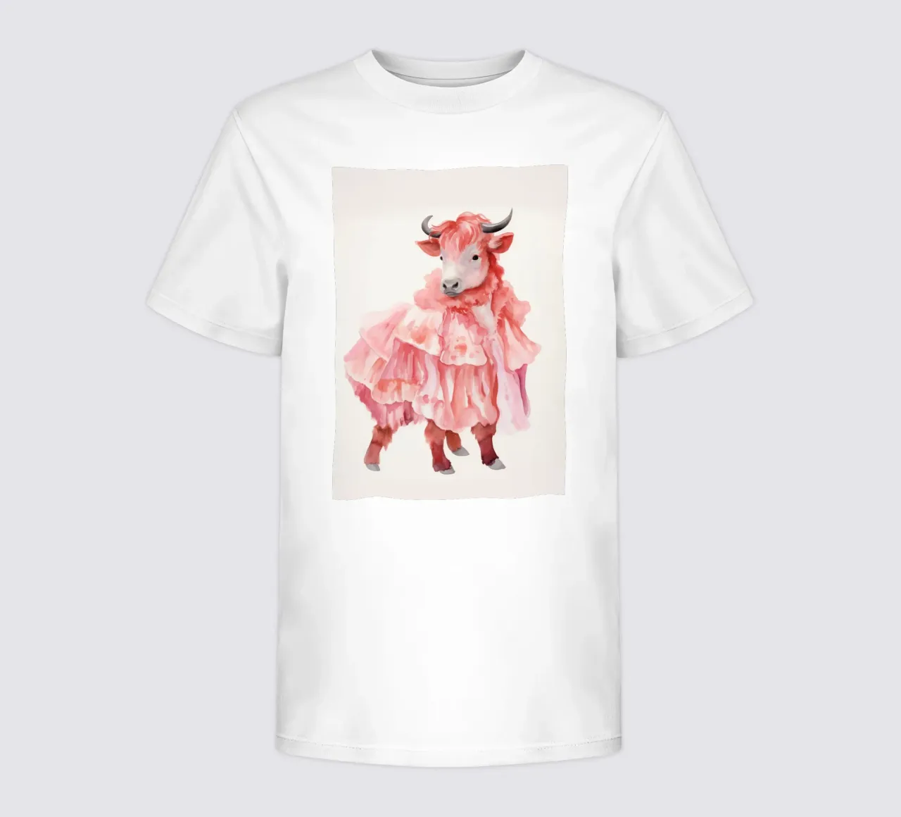 Mucca in rosa t-shirt bambini da IamHomeStudio