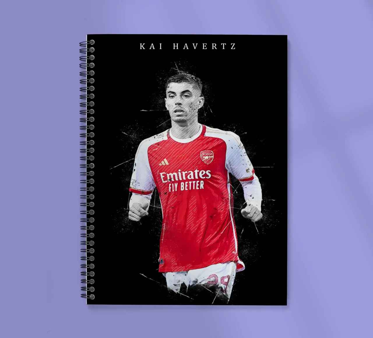 Kai Havertz 1 spiral notebook by tenten