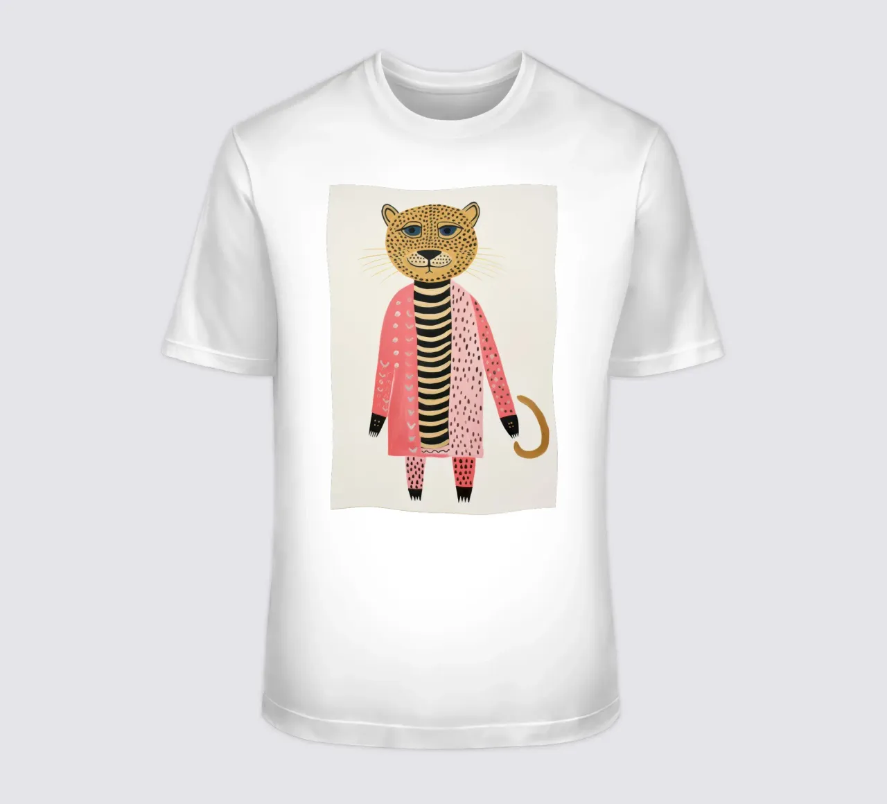 Leopardo carino t-shirt da IamHomeStudio