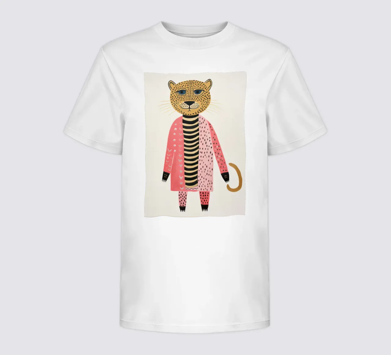 Leopardo carino t-shirt bambini da IamHomeStudio