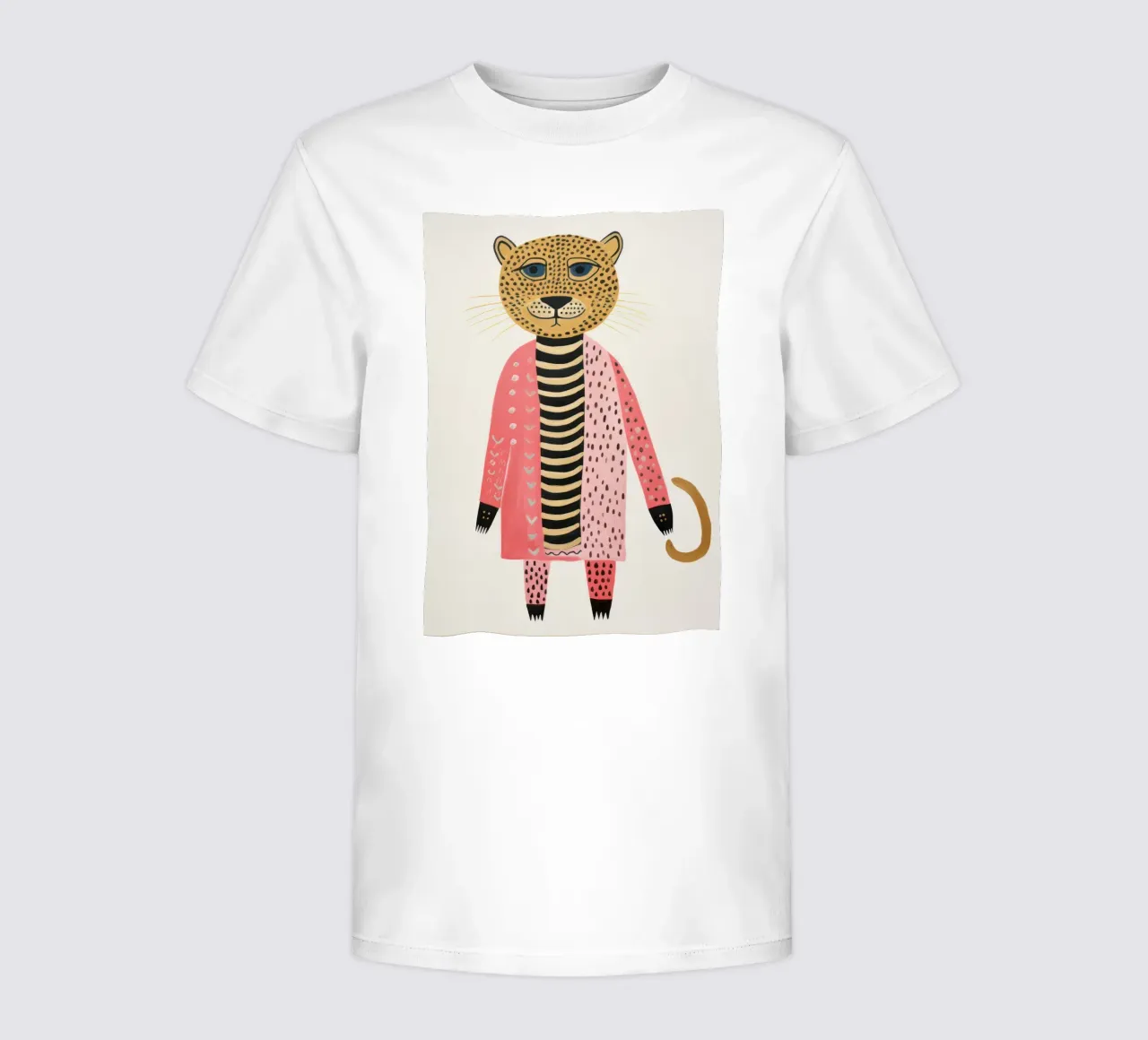Leopardo carino t-shirt bambini da IamHomeStudio