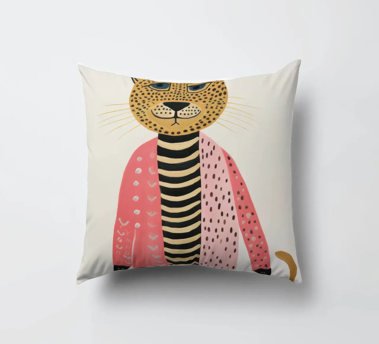 Leopardo carino cuscino da IamHomeStudio