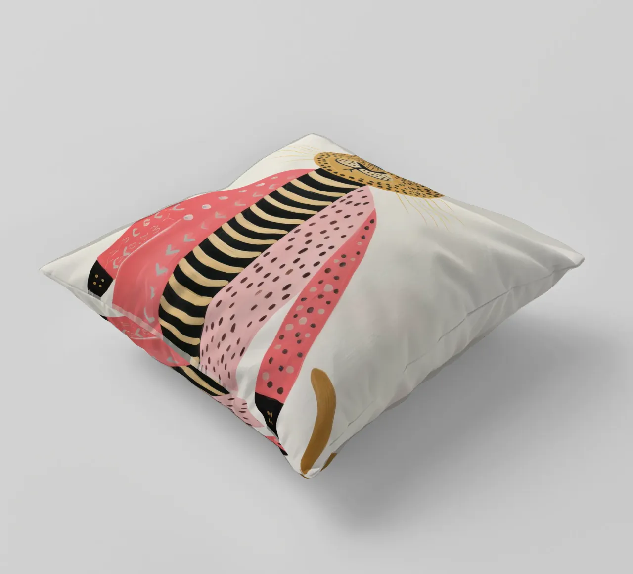 Leopardo carino cuscino da IamHomeStudio