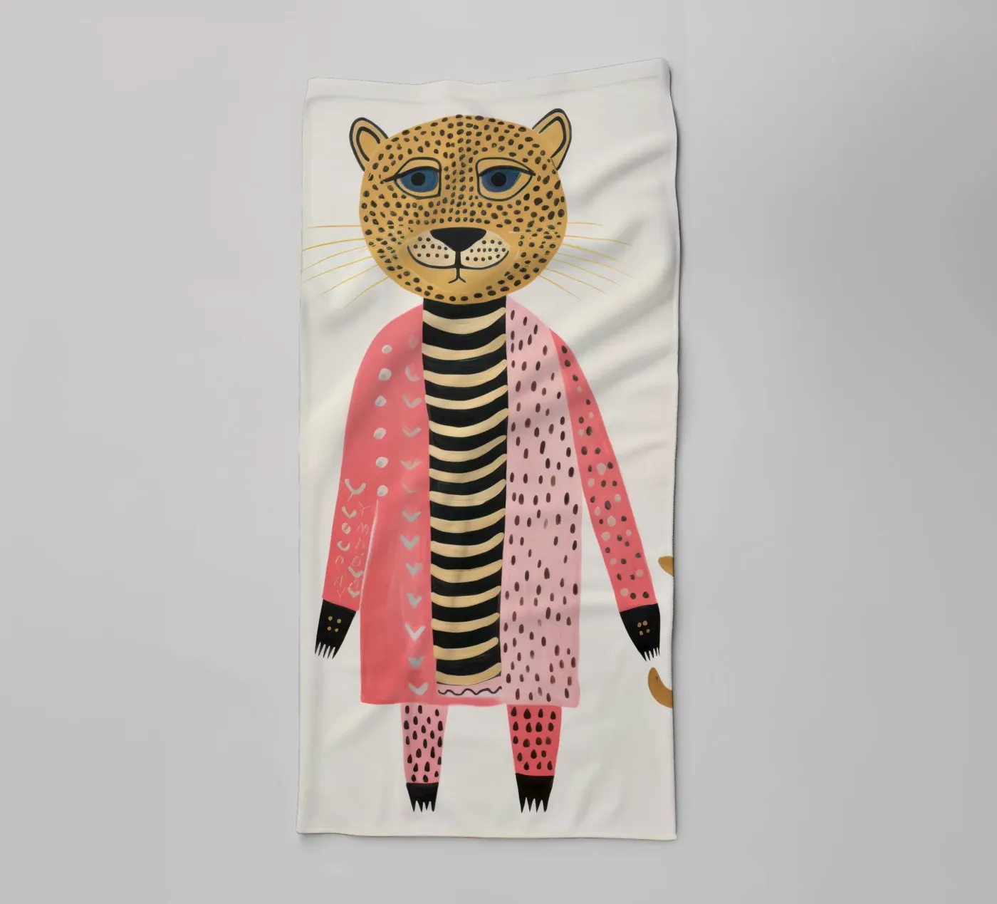 Cute Leopard towel by IamHomeStudio