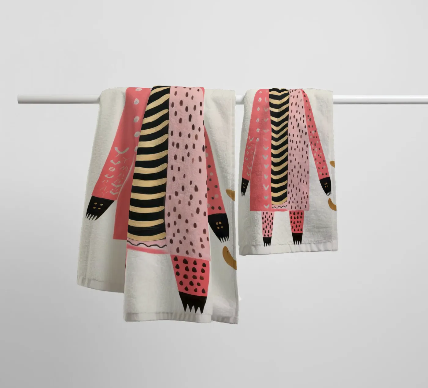 Cute Leopard towel by IamHomeStudio