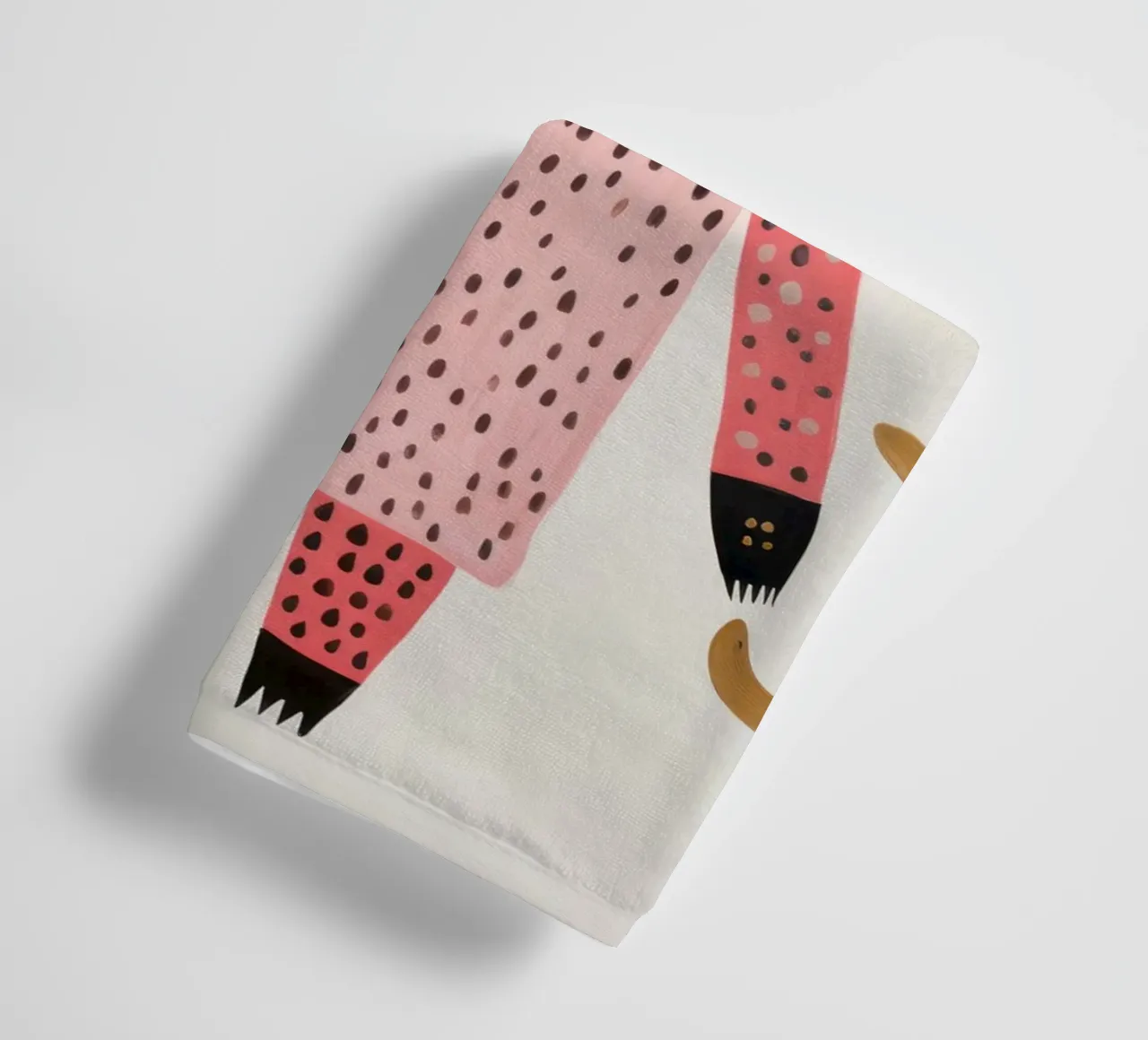 Leopardo carino asciugamano da bagno da IamHomeStudio