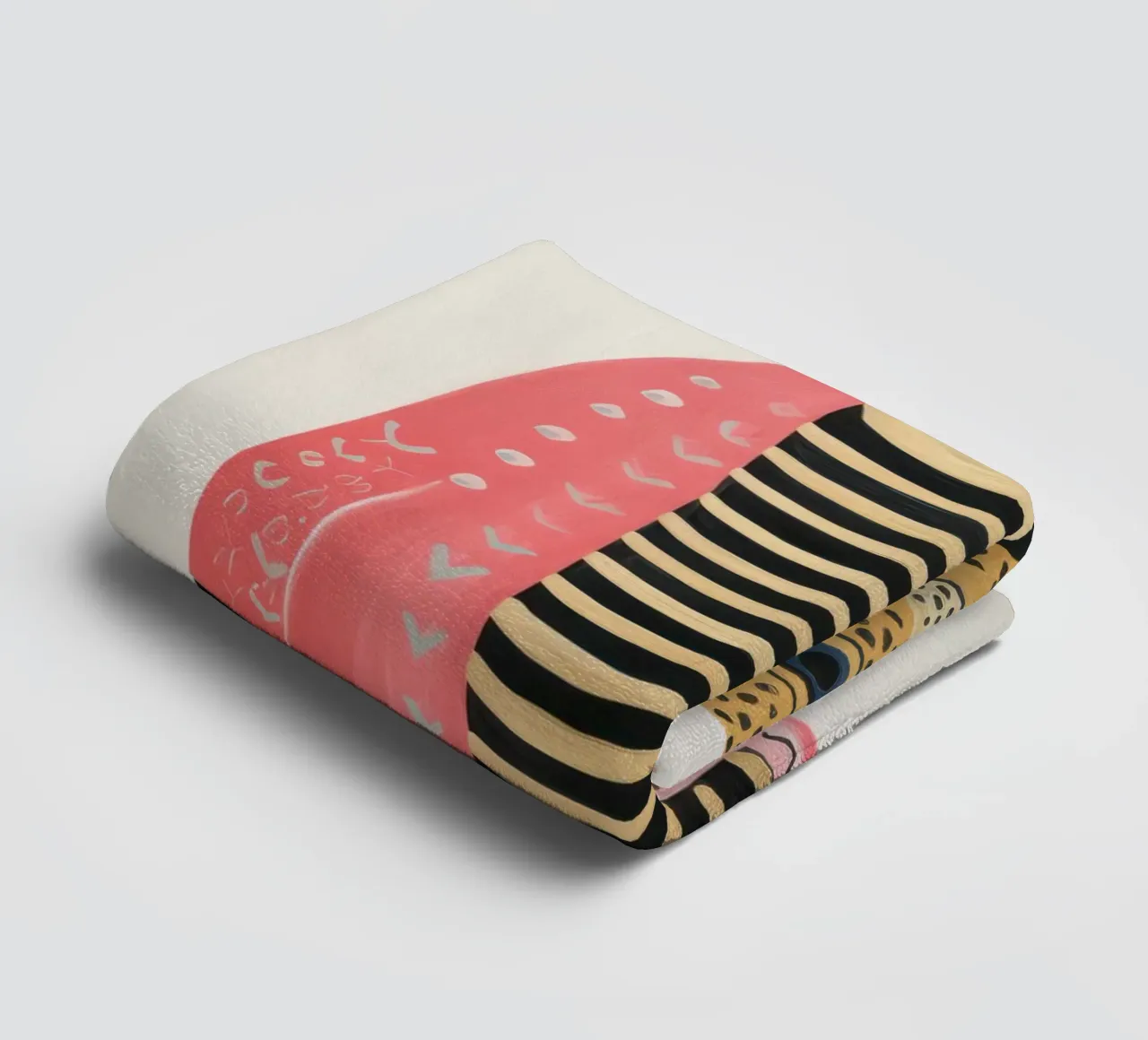 Leopardo carino asciugamano da bagno da IamHomeStudio