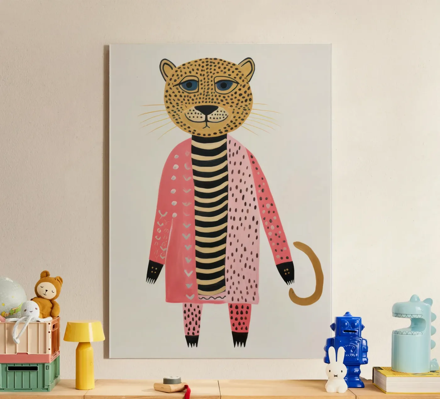 Cute Leopard plexiglas de IamHomeStudio