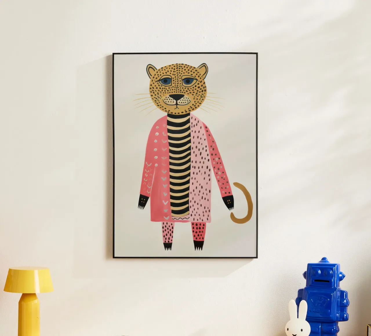 Cute Leopard pannello forex da IamHomeStudio