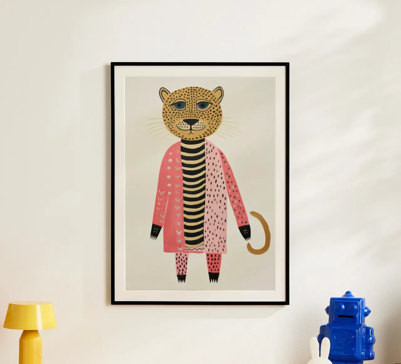 Leopardo carino carta hahnemühle da IamHomeStudio