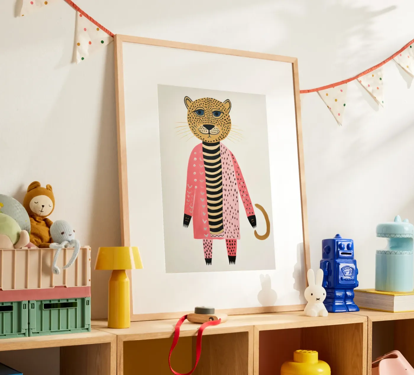 Cute Leopard poster de IamHomeStudio