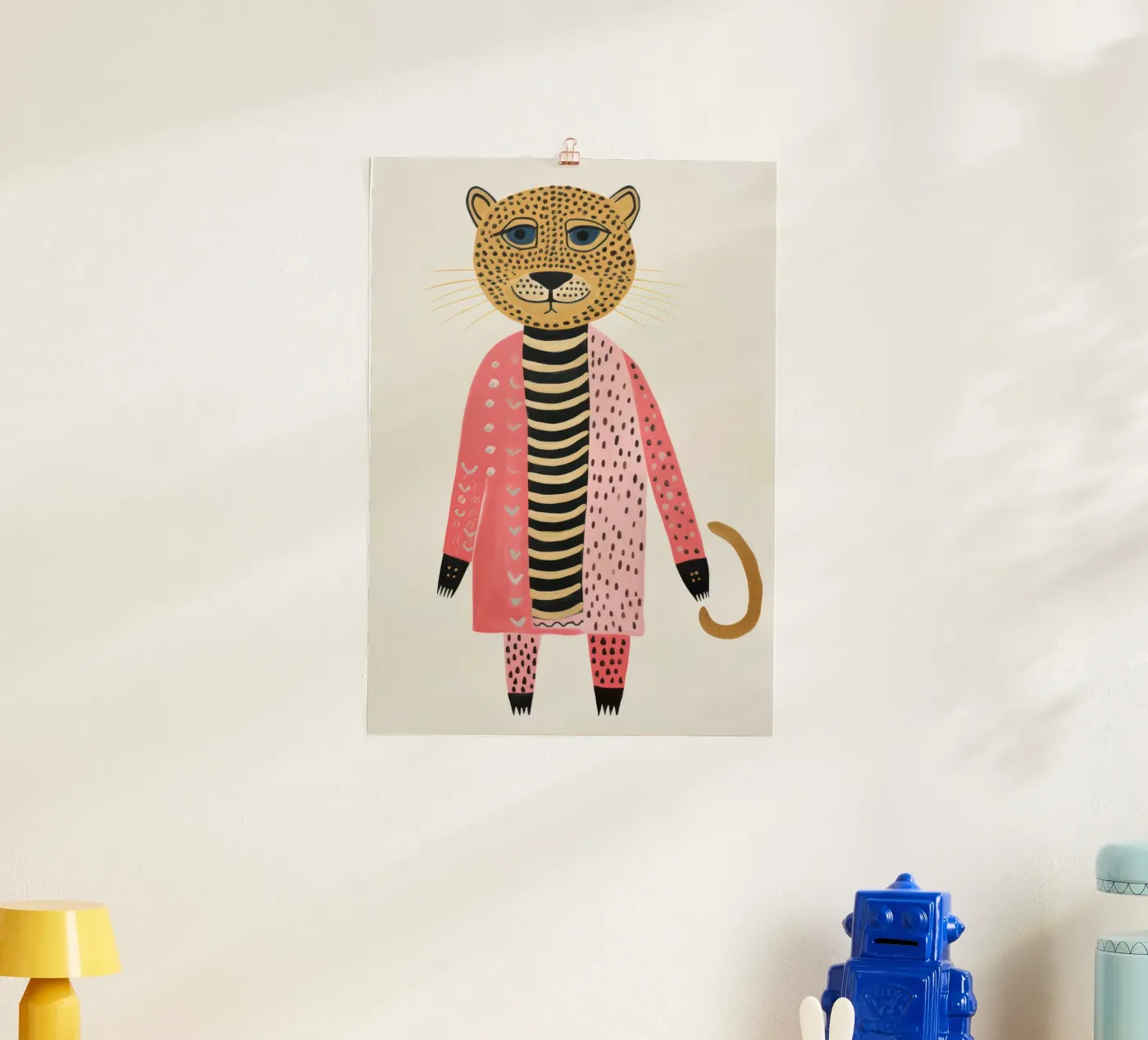 Cute Leopard poster de IamHomeStudio