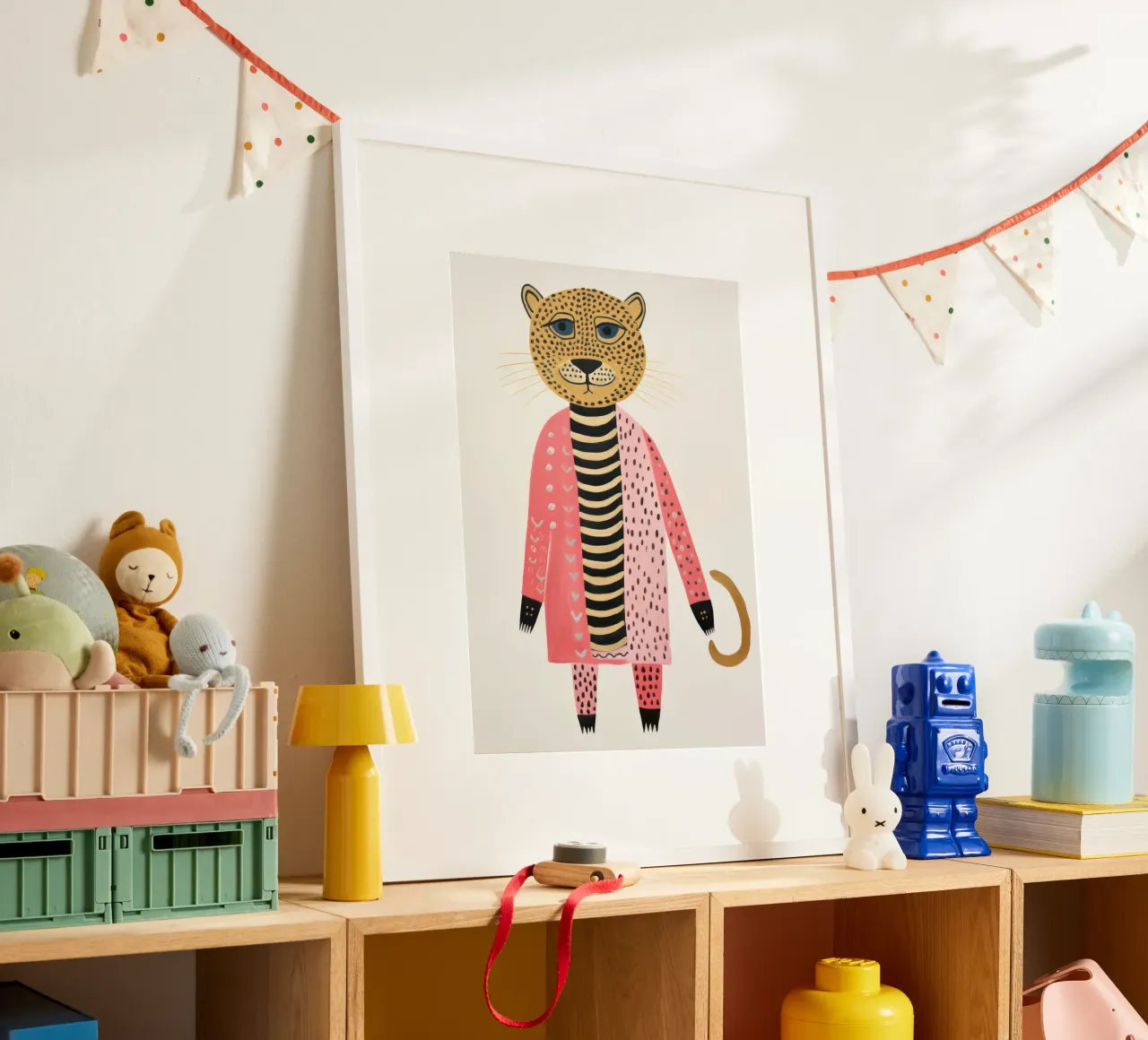 Schattig luipaard poster van IamHomeStudio