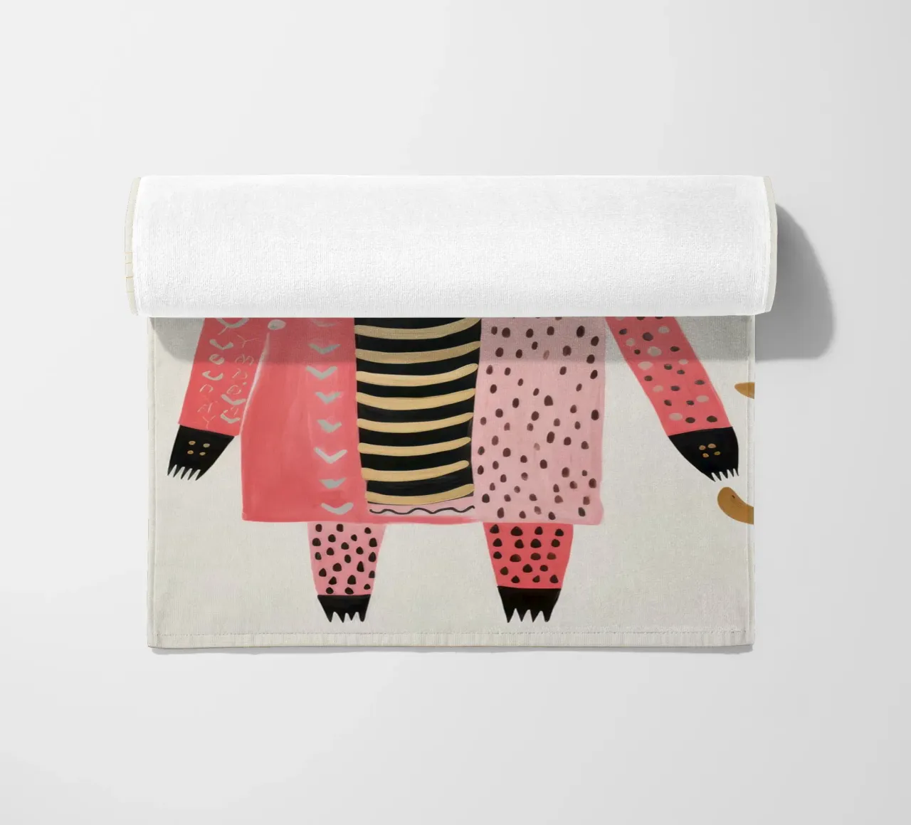 Schattig luipaard strandhanddoek van IamHomeStudio