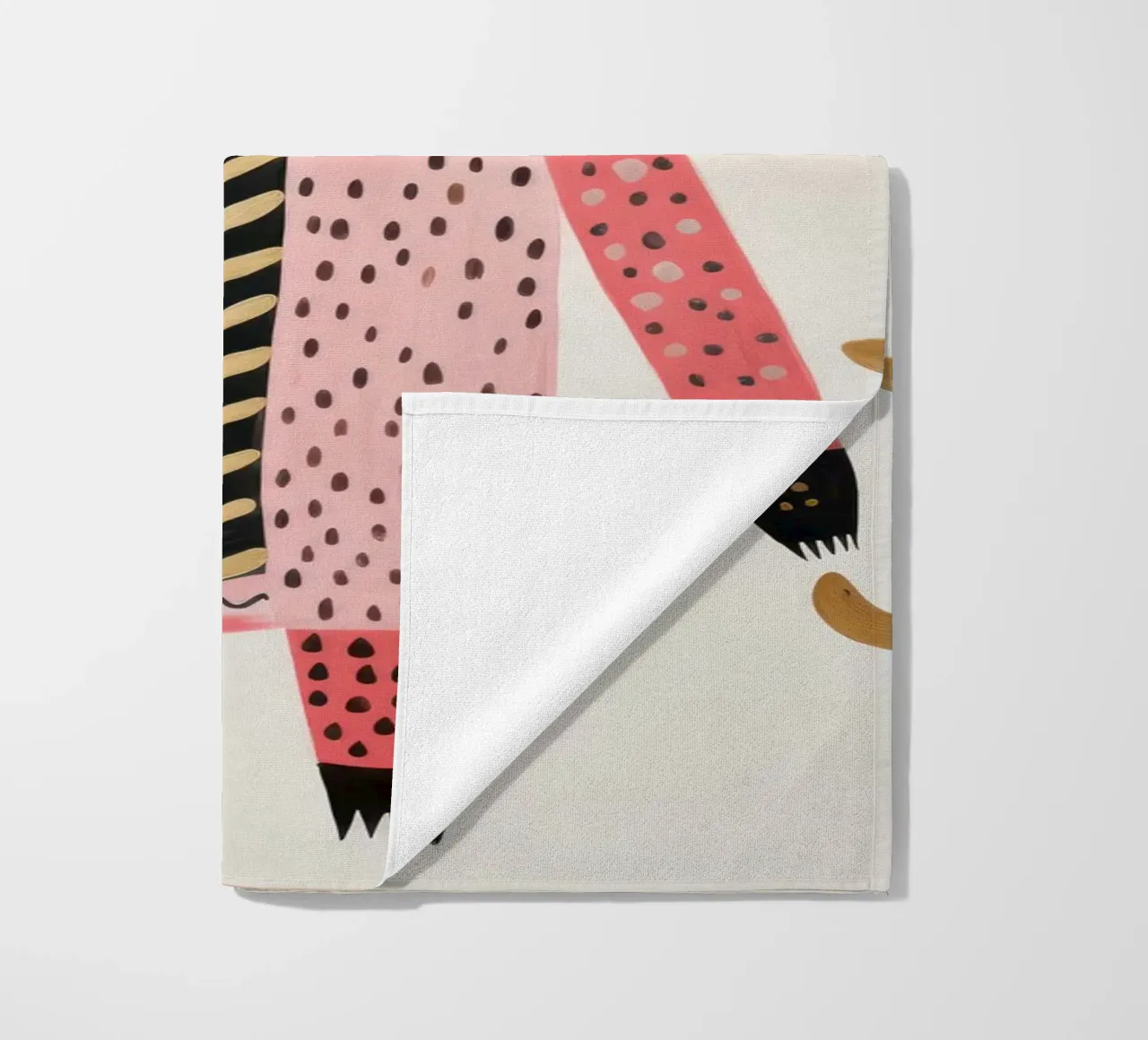 Schattig luipaard strandhanddoek van IamHomeStudio