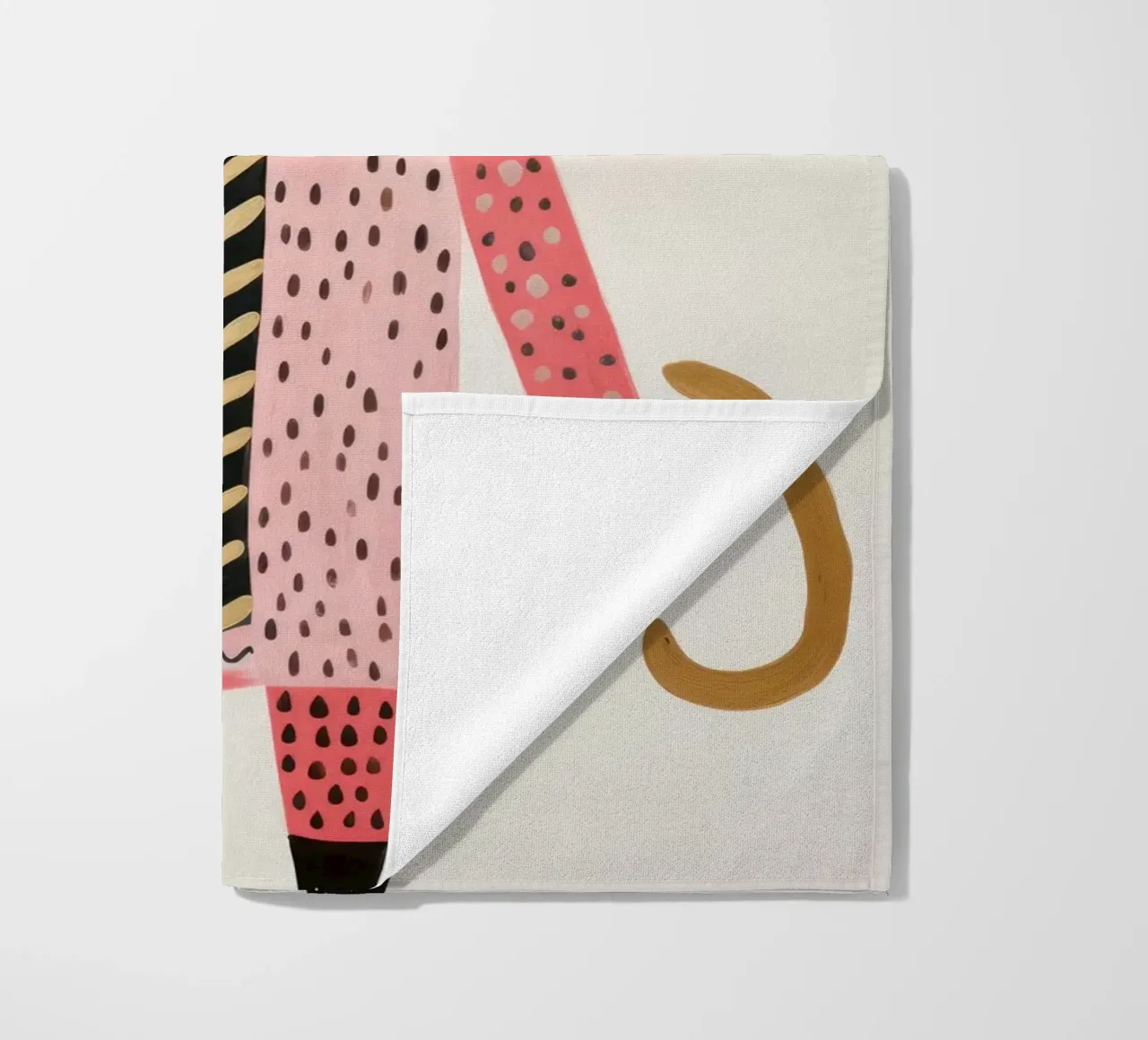 Schattig luipaard strandhanddoek van IamHomeStudio