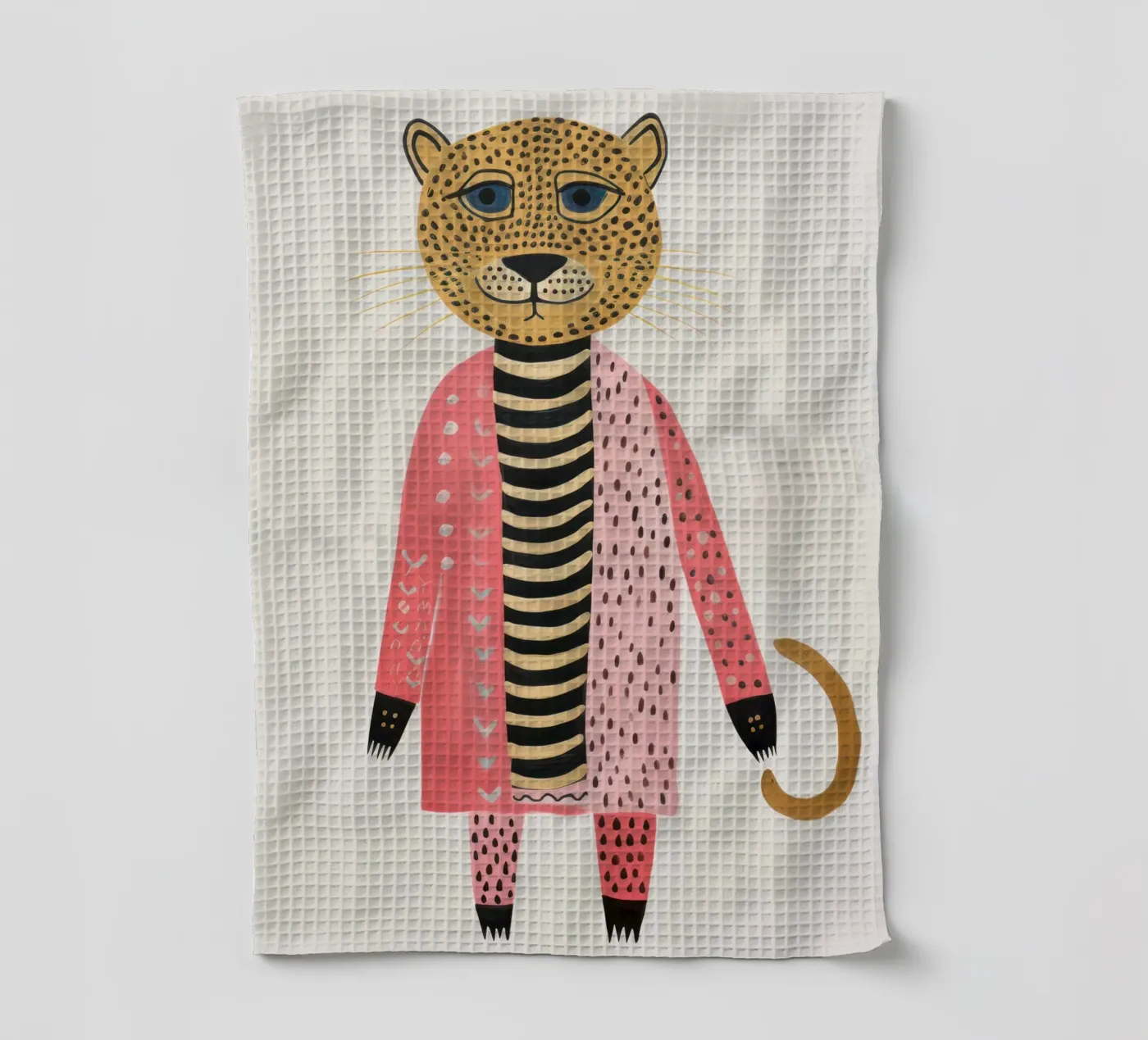 Cute Leopard torchon de IamHomeStudio