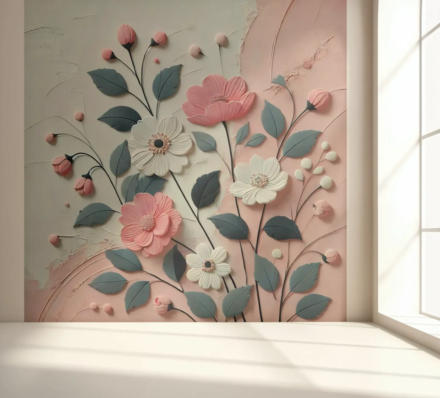 Blumen fotobehang van nomad