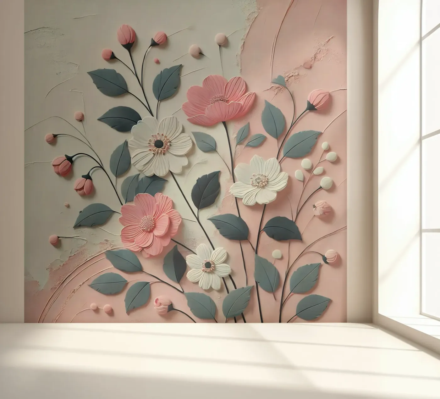 Blumen fotobehang van nomad