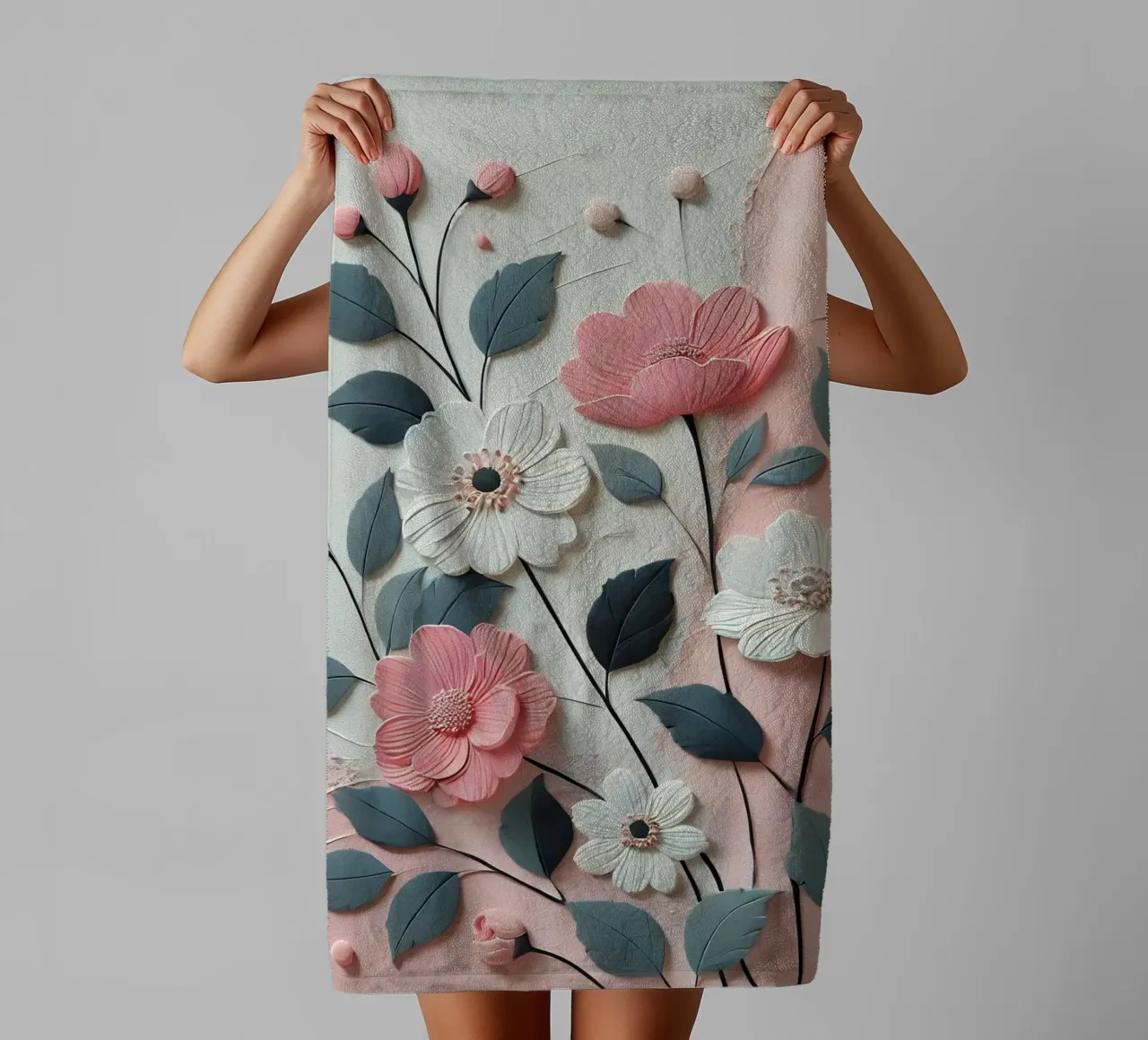 Blumen asciugamano da bagno da nomad