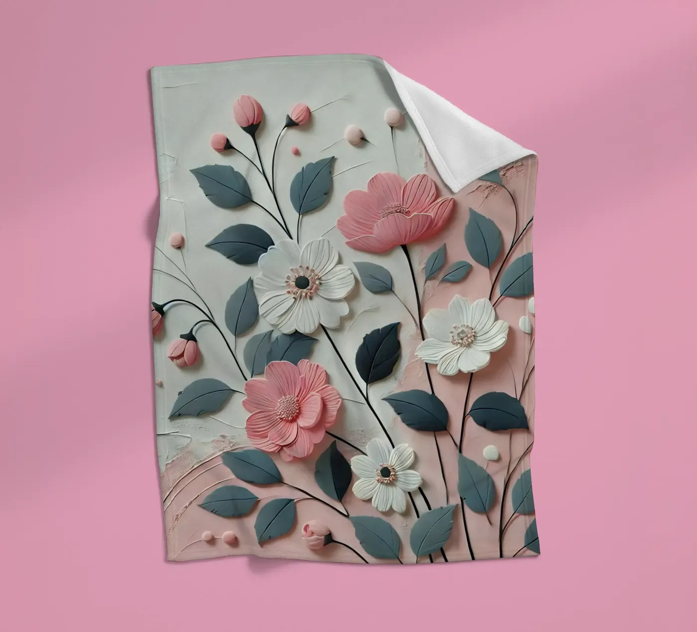 Blumen Fleecedecke von nomad