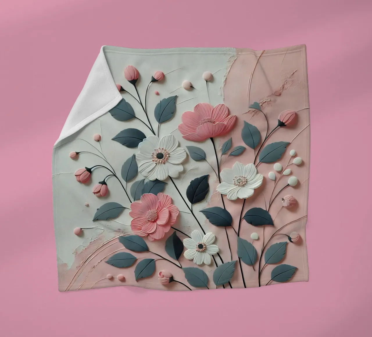 Blumen Fleecedecke von nomad